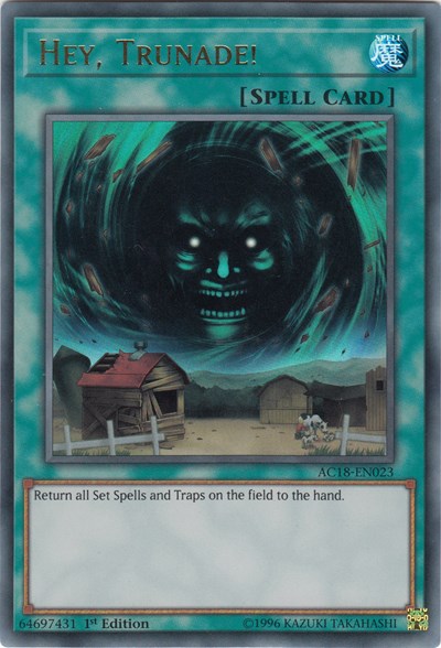 Hey, Trunade! [AC18-EN023] Ultra Rare