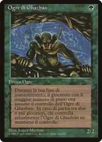 Ghazban Ogre (Italian) "Ogre di Ghazban" [Renaissance] - Board Wipe