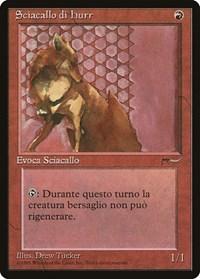 Hurr Jackal (Italian) - "Sciacallo di hurr" [Renaissance] - Board Wipe