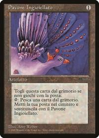 Jeweled Bird (Italian) - "Pavone Ingioiellato" [Renaissance] - Board Wipe