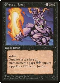 Junun Efreet (Italian) - "Efreet di Junun" [Renaissance] - Board Wipe