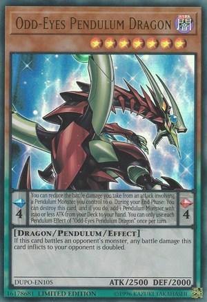 Odd-Eyes Pendulum Dragon [DUPO-EN105] Ultra Rare - Board Wipe