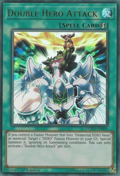 Double Hero Attack [DUPO-EN005] Ultra Rare - Board Wipe