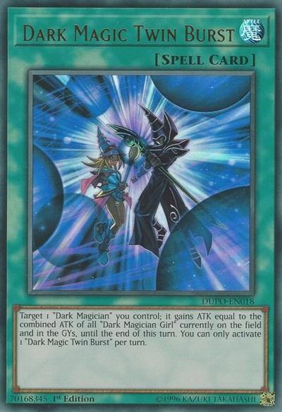 Dark Magic Twin Burst [DUPO-EN018] Ultra Rare - Board Wipe