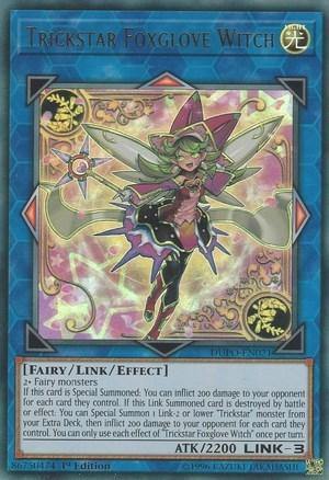 Trickstar Foxglove Witch [DUPO-EN021] Ultra Rare - Board Wipe