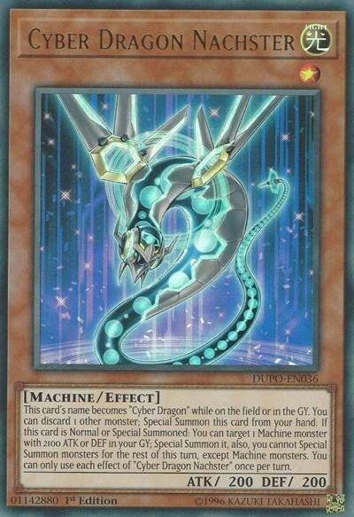 Cyber Dragon Nachster [DUPO-EN036] Ultra Rare - Board Wipe
