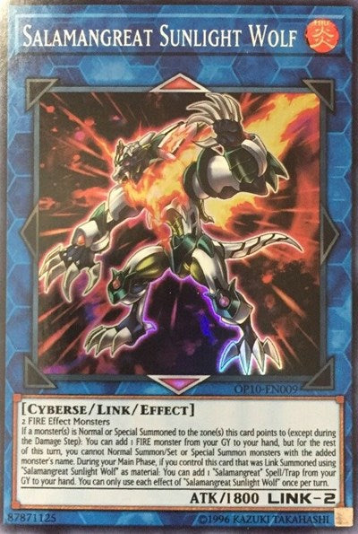 Salamangreat Sunlight Wolf [OP10-EN009] Super Rare