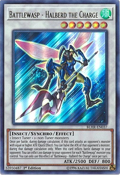 Battlewasp - Halberd the Charge [BLHR-EN037] Ultra Rare