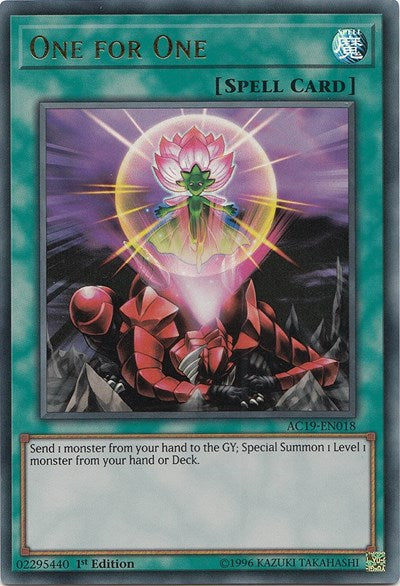One for One [AC19-EN018] Ultra Rare