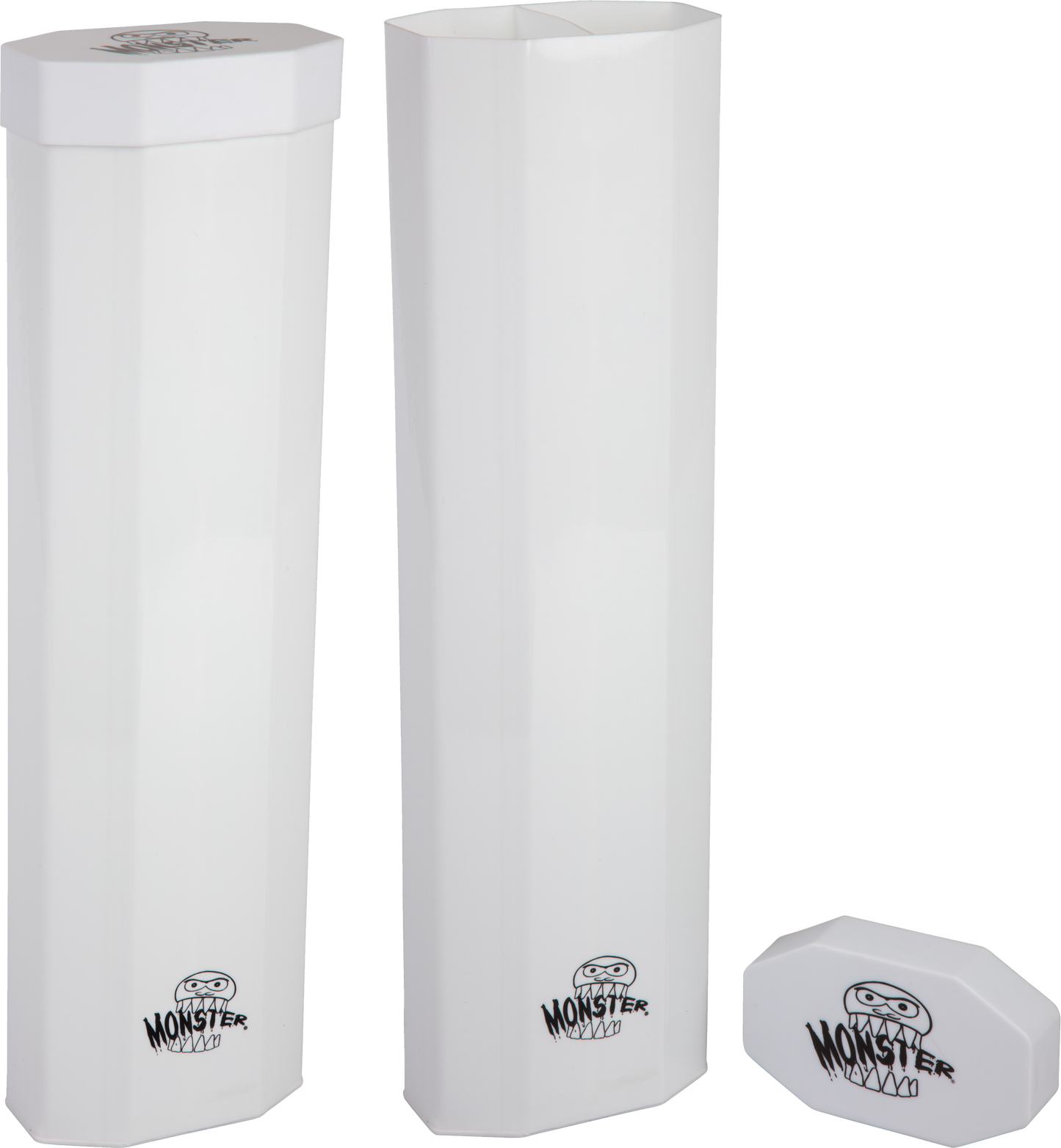 Dual Playmat Tube - Opaque White with White Cap