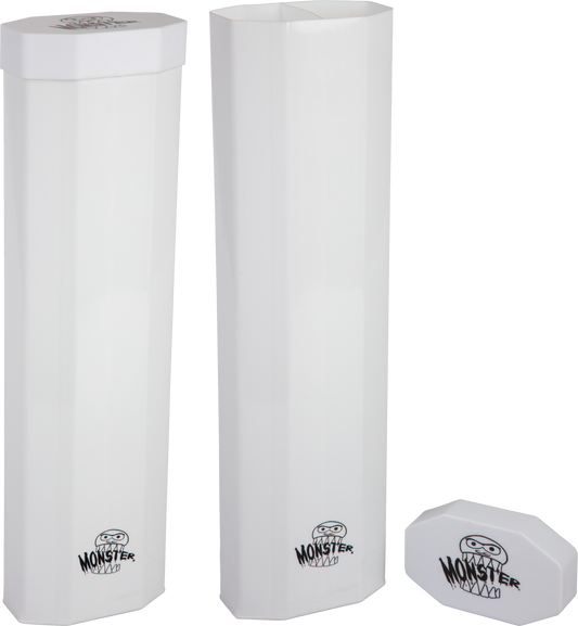 Dual Playmat Tube - Opaque White with White Cap