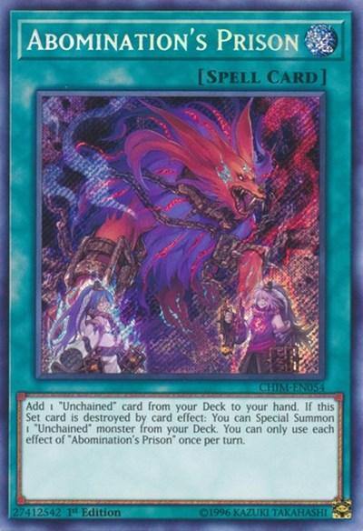 Abomination's Prison [CHIM-EN054] Secret Rare - Board Wipe