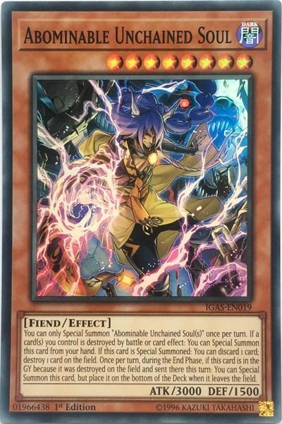 Abominable Unchained Soul [IGAS-EN019] Super Rare - Board Wipe