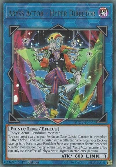 Abyss Actor - Hyper Director [DUOV-EN022] Ultra Rare - Board Wipe