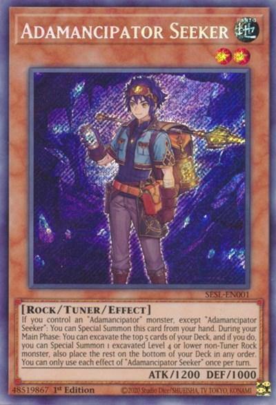 Adamancipator Seeker [SESL-EN001] Secret Rare - Board Wipe