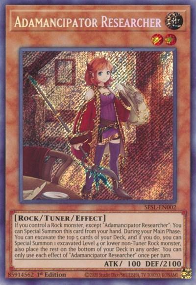 Adamancipator Researcher [SESL-EN002] Secret Rare - Board Wipe