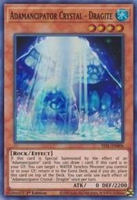 Adamancipator Crystal - Dragite [SESL-EN006] Super Rare - Board Wipe