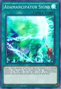 Adamancipator Signs [SESL-EN011] Super Rare - Board Wipe