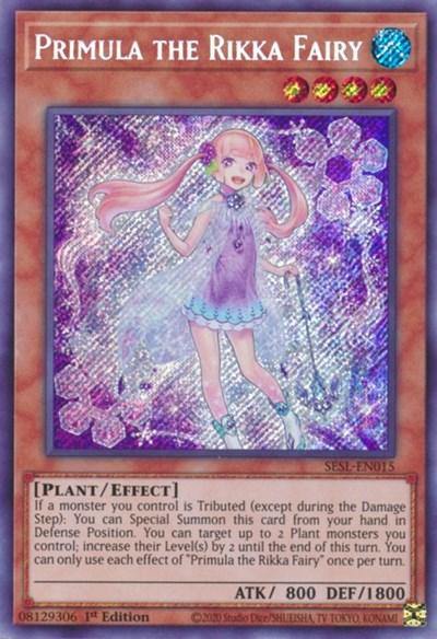 Primula the Rikka Fairy [SESL-EN015] Secret Rare - Board Wipe
