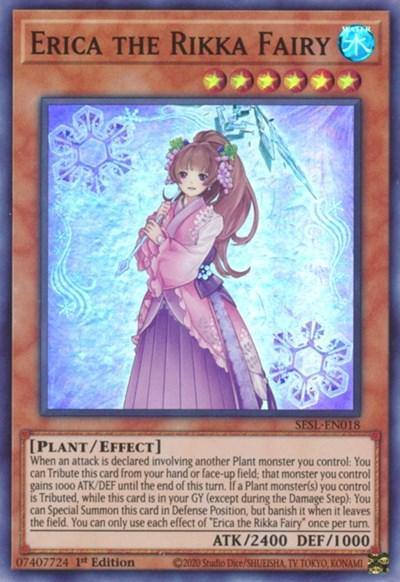 Erica the Rikka Fairy [SESL-EN018] Super Rare - Board Wipe