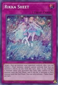 Rikka Sheet [SESL-EN026] Secret Rare - Board Wipe