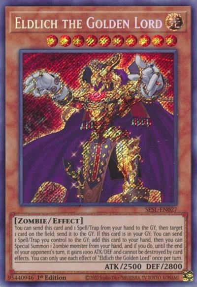 Eldlich the Golden Lord [SESL-EN027] Secret Rare - Board Wipe