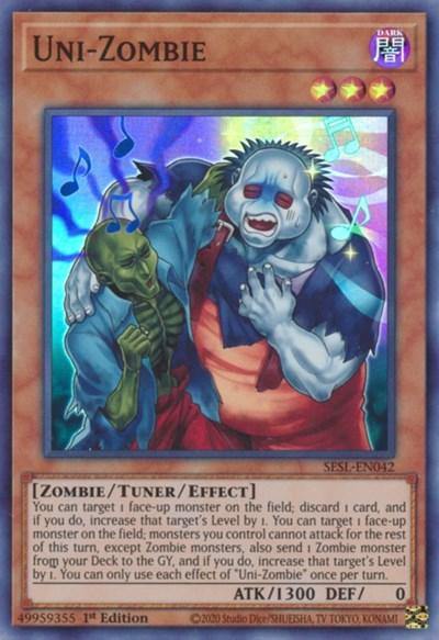 Uni-Zombie [SESL-EN042] Super Rare - Board Wipe