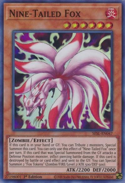 Nine-Tailed Fox [SESL-EN047] Super Rare - Board Wipe