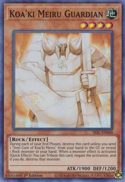 Koa'ki Meiru Guardian [SESL-EN048] Super Rare - Board Wipe