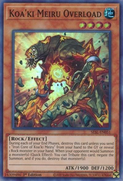 Koa'ki Meiru Overload [SESL-EN051] Super Rare - Board Wipe
