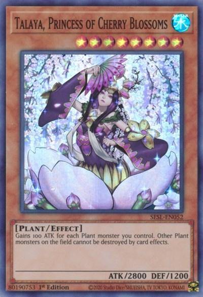 Talaya, Princess of Cherry Blossoms [SESL-EN052] Super Rare - Board Wipe