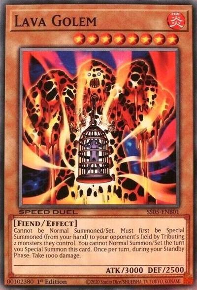 Lava Golem [SS05-ENB01] Common - Board Wipe