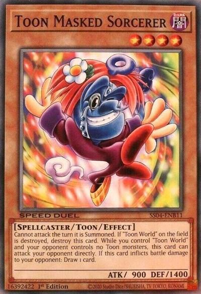 Toon Masked Sorcerer [SS04-ENB11] Common - Board Wipe
