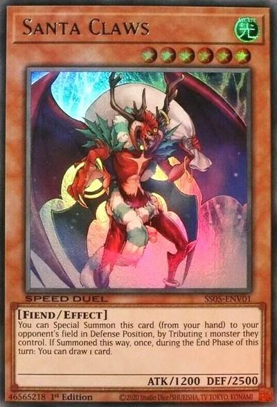 Santa Claws [SS05-ENV01] Ultra Rare - Board Wipe