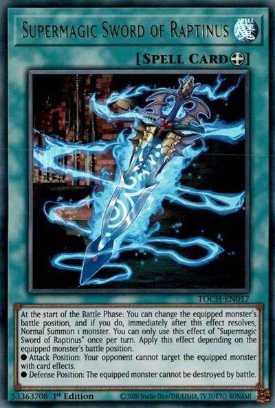 Supermagic Sword of Raptinus [TOCH-EN017] Ultra Rare - Board Wipe