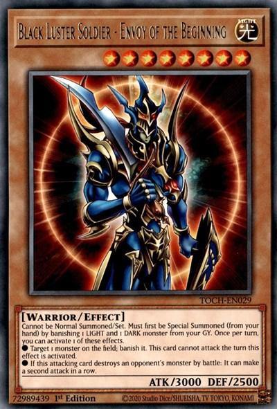 Black Luster Soldier - Envoy of the Beginning [TOCH-EN029] Rare - Board Wipe