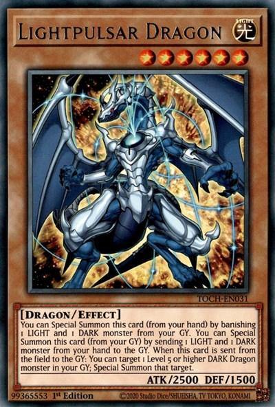 Lightpulsar Dragon [TOCH-EN031] Rare - Board Wipe