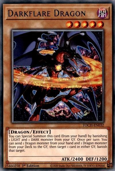 Darkflare Dragon [TOCH-EN032] Rare - Board Wipe
