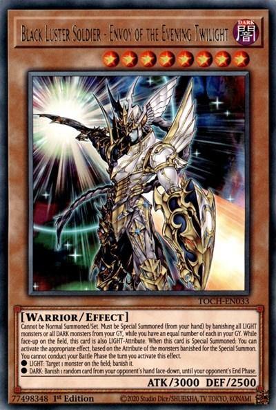 Black Luster Soldier - Envoy of the Evening Twilight [TOCH-EN033] Rare - Board Wipe