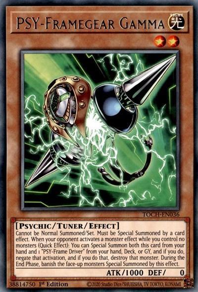 PSY-Framegear Gamma [TOCH-EN036] Rare - Board Wipe