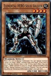 Elemental HERO Solid Soldier [TOCH-EN040] Rare - Board Wipe