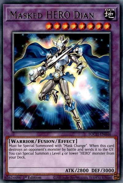 Masked HERO Dian [TOCH-EN046] Rare - Board Wipe