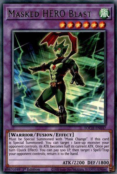 Masked HERO Blast [TOCH-EN047] Rare - Board Wipe