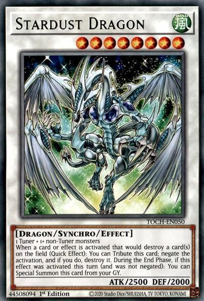 Stardust Dragon [TOCH-EN050] Rare - Board Wipe