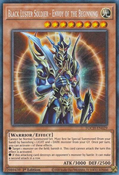 Black Luster Soldier - Envoy of the Beginning (CR) [TOCH-EN029] Collector's Rare - Board Wipe