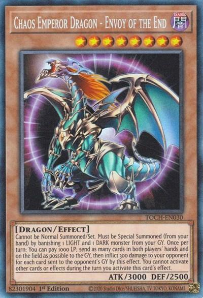 Chaos Emperor Dragon - Envoy of the End (CR) [TOCH-EN030] Collector's Rare - Board Wipe