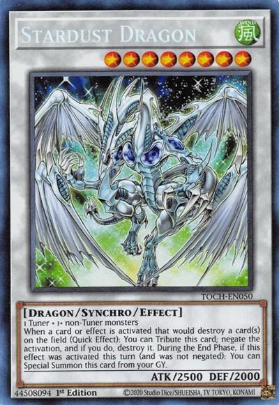 Stardust Dragon (CR) [TOCH-EN050] Collector's Rare - Board Wipe