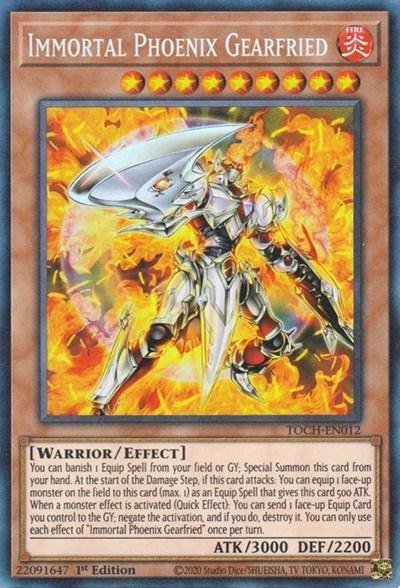 Immortal Phoenix Gearfried (CR) [TOCH-EN012] Collector's Rare - Board Wipe