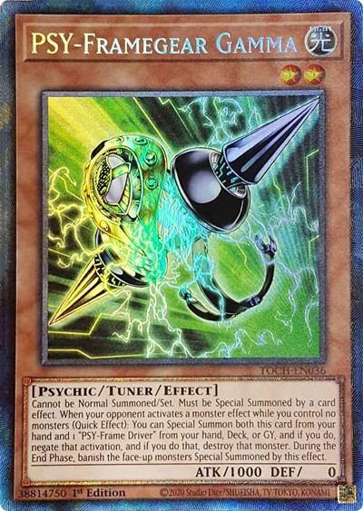 PSY-Framegear Gamma (CR) [TOCH-EN036] Collector's Rare - Board Wipe