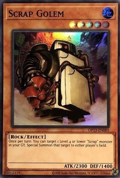 Scrap Golem [OP13-EN005] Super Rare - Board Wipe